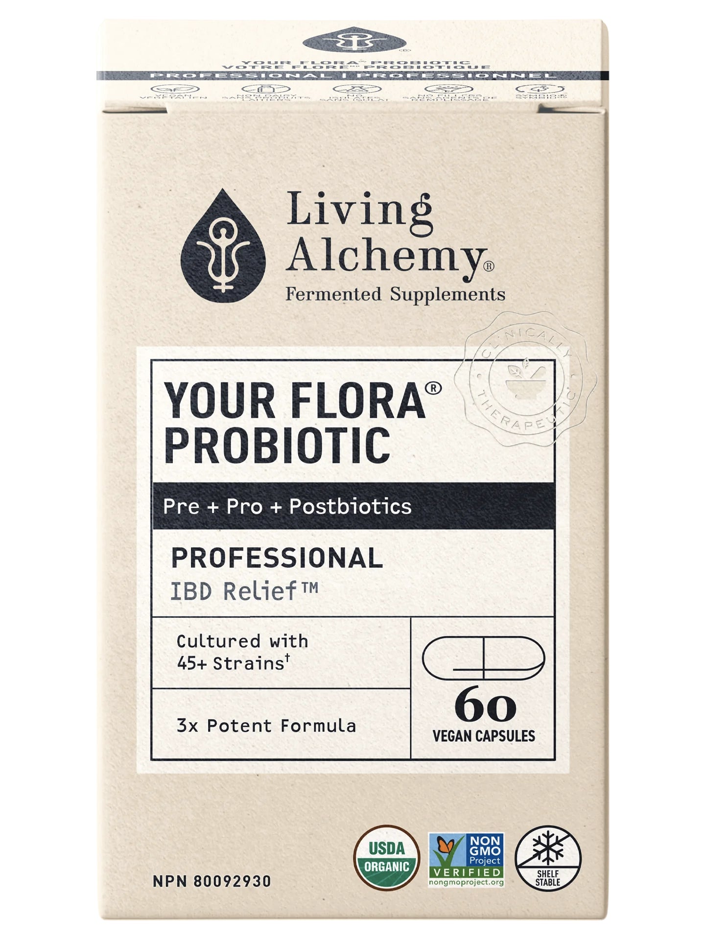 Votre flore professionnelle - Living Alchemy - 60 capsules